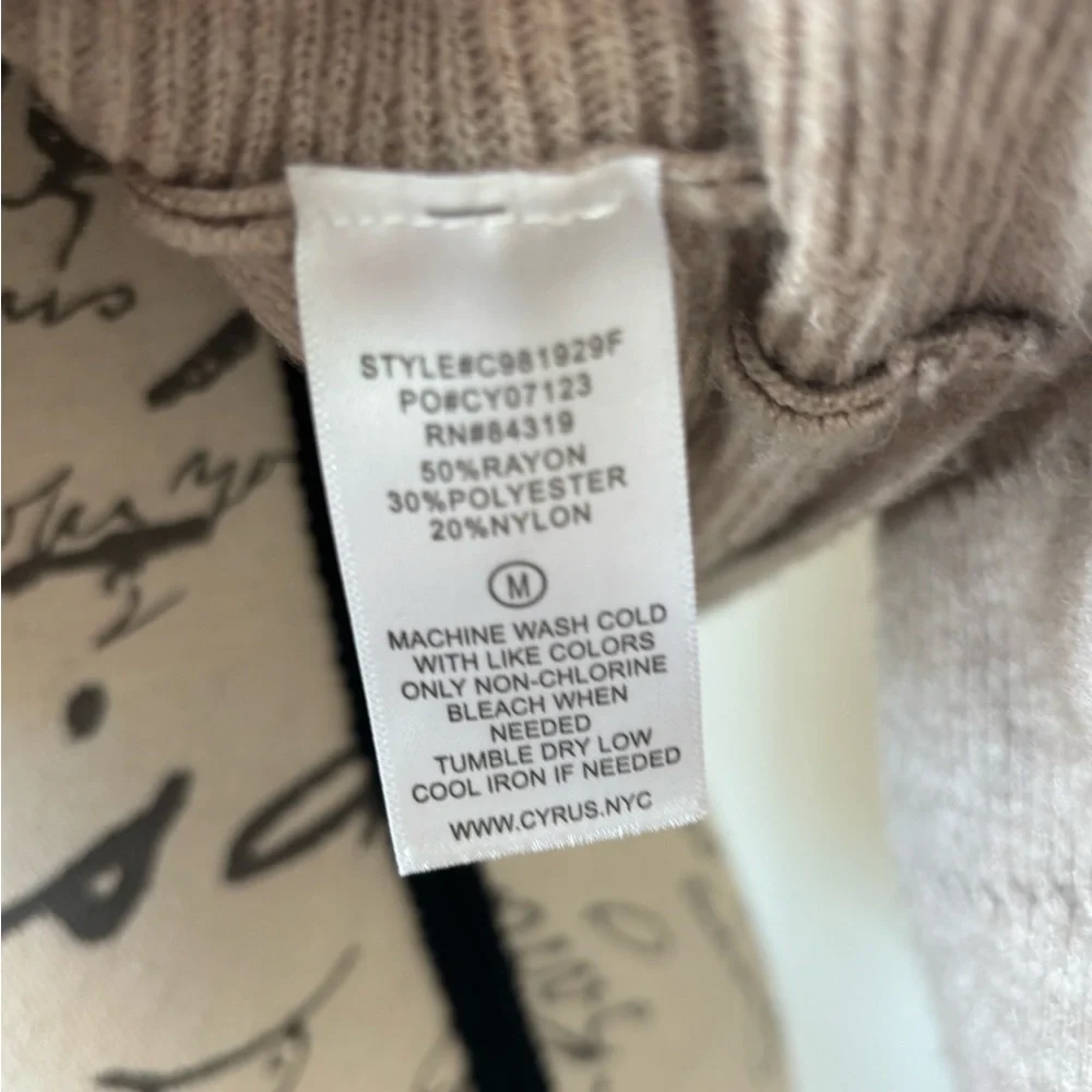 Cyrus Taupe Soft Knit Top - Picture 5 of 5